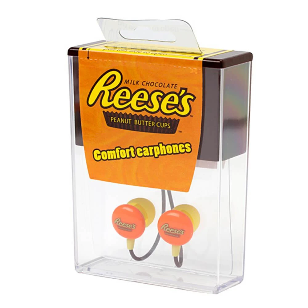 Reese's Peanut Butter Cups Candy Earbuds 3 Reese's Peanut Butter Cups Candy Earbuds