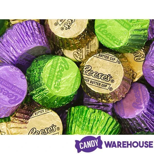 Reese's Peanut Butter Cups Color Combo - Purple, Green And Gold: 600-Piece Box 7 Reese's Peanut Butter Cups Color Combo - Purple, Green And Gold: 600-Piece Box - Image 5
