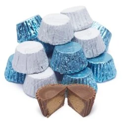 Reeses Peanut Butter Cups Color Combo - Light Blue And White: 400-Piece Box