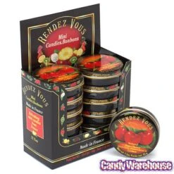 Rendez Vous Mini Bon Bons Tins - Sour Cherry: 12-Piece Box -Candy Store rendez vous mini bon bons tins sour cherry 12 piece box candy warehouse 2 2211967b f2af 4a77 9c22 91df04cd6322
