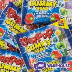 Ring Pop Gummy Gems Candy Packs: 16-Piece Box 11 Ring Pop Gummy Gems Candy Packs: 16-Piece Box -Candy Store ring pop gummy gems candy packs 16 piece box candy warehouse 5