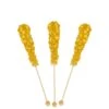 Rock Candy Swizzle Sticks - Gold: 5-Piece Gift Pack -Candy Store rock candy swizzle sticks gold 5 piece gift pack candy warehouse 1