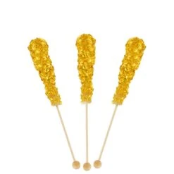 Rock Candy Swizzle Sticks - Gold: 5-Piece Gift Pack