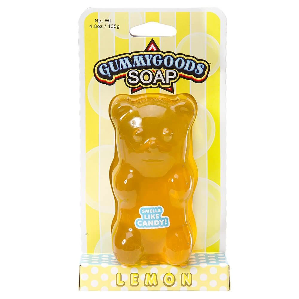 Scented Gummy Bear Soap - Lemon 3 Scented Gummy Bear Soap - Lemon
