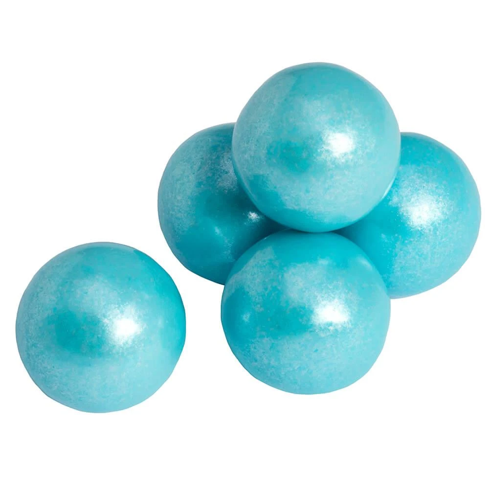 Shimmer Pearl Powder Blue 1-Inch Gumballs: 2LB Bag 3 Shimmer Pearl Powder Blue 1-Inch Gumballs: 2LB Bag