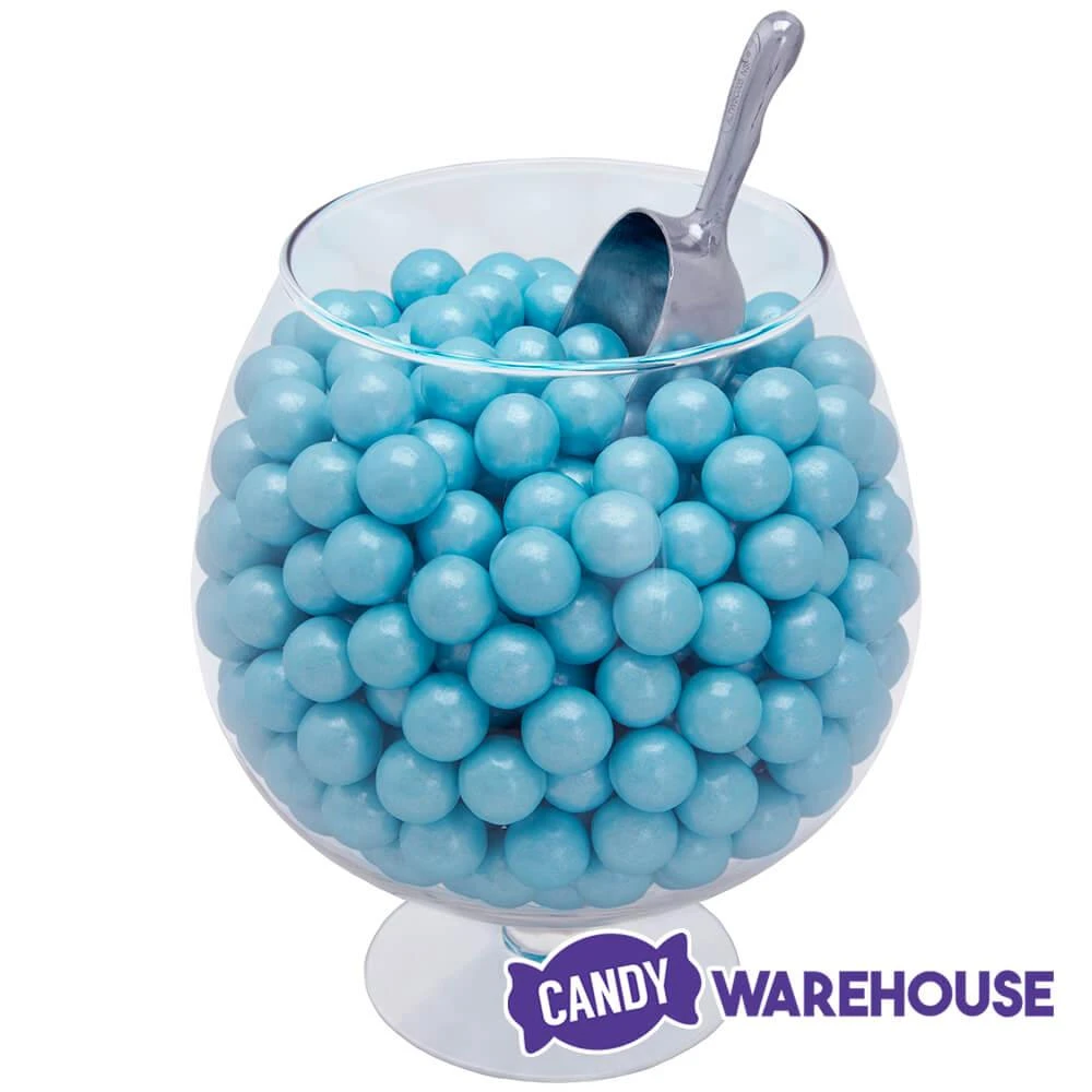Shimmer Pearl Powder Blue 1-Inch Gumballs: 2LB Bag 5 Shimmer Pearl Powder Blue 1-Inch Gumballs: 2LB Bag - Image 3