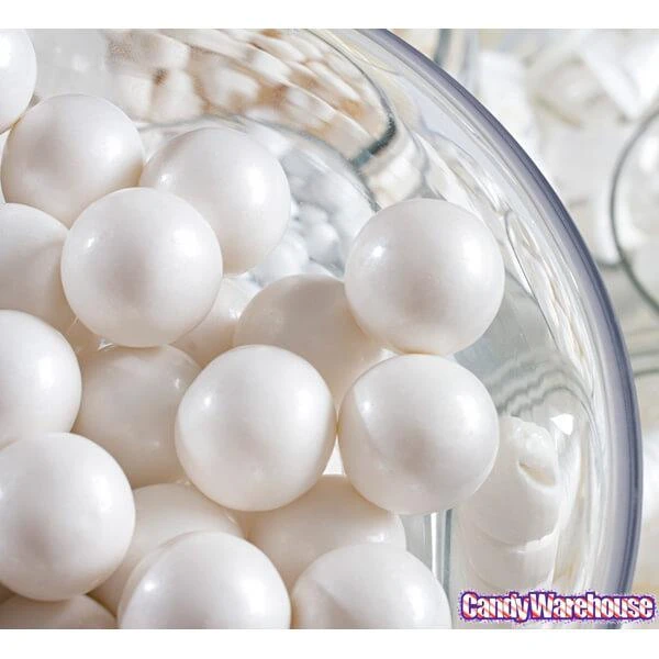 Shimmer Pearl White 1-Inch Gumballs: 2LB Bag 7 Shimmer Pearl White 1-Inch Gumballs: 2LB Bag - Image 5