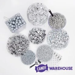 Silver Premium Candy Buffet Kit: 25 To 50 Guests -Candy Store silver premium candy buffet kit 25 to 50 guests candy warehouse 5