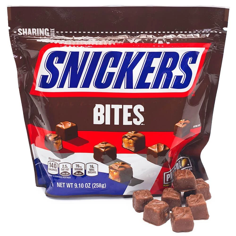 Snickers Bites Candy: 9.1-Ounce Bag 3 Snickers Bites Candy: 9.1-Ounce Bag