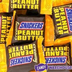 Snickers Creamy Peanut Butter Fun Size Candy Squares: 7.7-Ounce Bag -Candy Store snickers creamy peanut butter fun size candy squares 7 7 ounce bag candy warehouse 3
