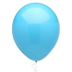 Solid Color 16-Inch Fashion Balloons - Robin Egg Blue: 5-Piece Set