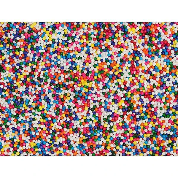 Sprinkle King Rainbow Nonpareils Sprinkles Candy: 8LB Carton 3 Sprinkle King Rainbow Nonpareils Sprinkles Candy: 8LB Carton