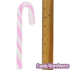 Strawberry Giant Candy Canes: 12-Piece Box -Candy Store strawberry giant candy canes 12 piece box candy warehouse 3