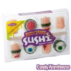 Sushi Body Parts Gummy Candy: 8-Piece Pack 7 Sushi Body Parts Gummy Candy: 8-Piece Pack -Candy Store sushi body parts gummy candy 8 piece pack candy warehouse 3