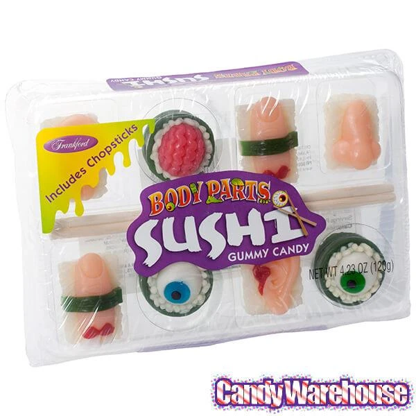 Sushi Body Parts Gummy Candy: 8-Piece Pack 5 Sushi Body Parts Gummy Candy: 8-Piece Pack - Image 3