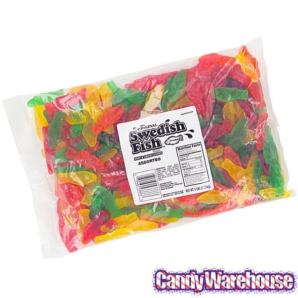 Swedish Fish Candy - Assorted: 5LB Bag 6 Swedish Fish Candy - Assorted: 5LB Bag - Image 4