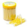 Sweet Spindles Mini Hard Candy Sticks - Banana: 50-Piece Jar -Candy Store sweet spindles mini hard candy sticks banana 50 piece jar candy warehouse 1