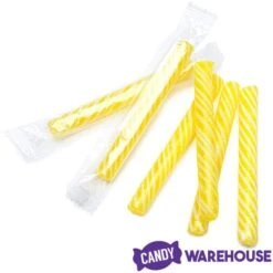 Sweet Spindles Mini Hard Candy Sticks - Banana: 50-Piece Jar -Candy Store sweet spindles mini hard candy sticks banana 50 piece jar candy warehouse 3