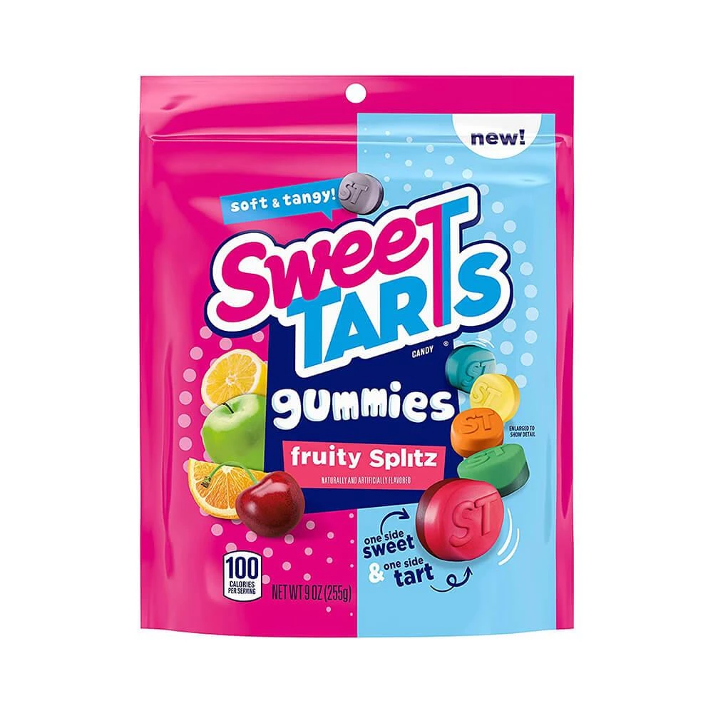 SweeTarts Fruity Splitz Gummies: 9-Ounce Bag 3 SweeTarts Fruity Splitz Gummies: 9-Ounce Bag