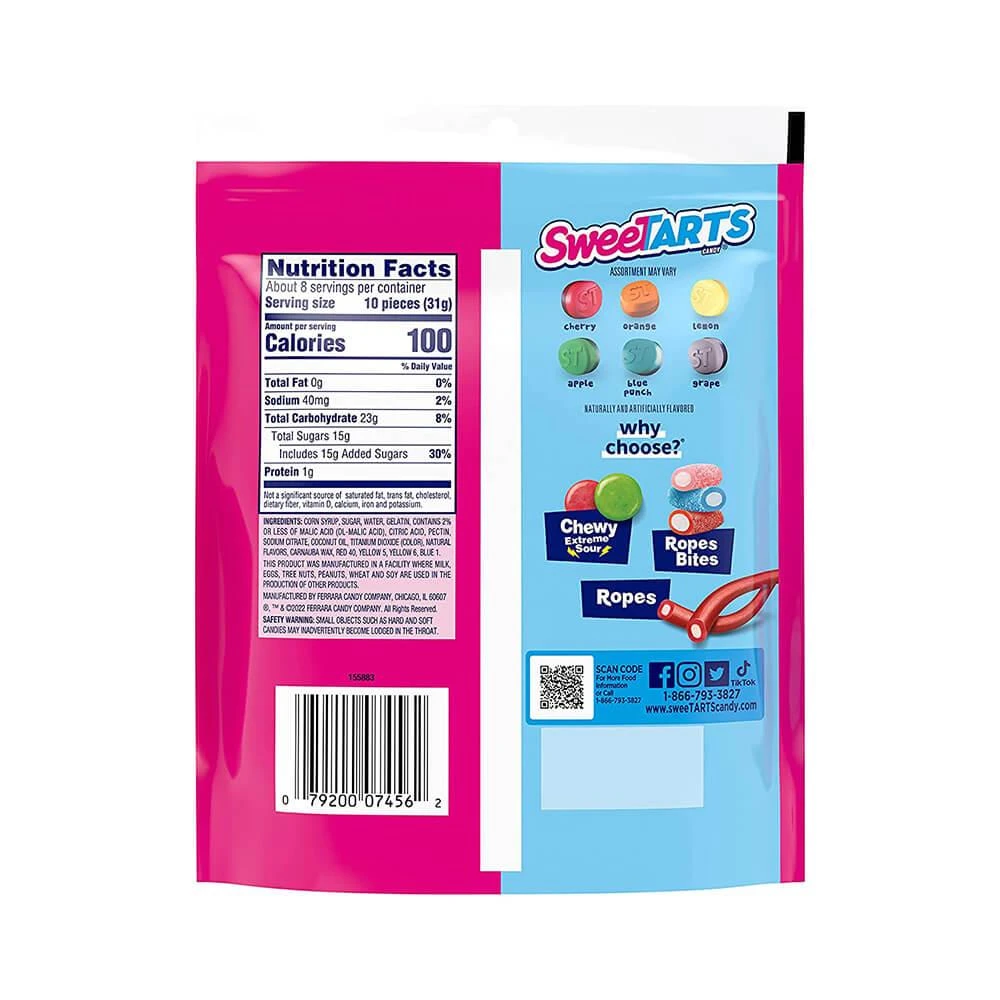 SweeTarts Fruity Splitz Gummies: 9-Ounce Bag 4 SweeTarts Fruity Splitz Gummies: 9-Ounce Bag - Image 2