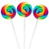 Swipple Pops Petite Swirl Ripple Lollipops - Rainbow Cherry: 60-Piece Tub -Candy Store swipple pops petite swirl ripple lollipops rainbow cherry 60 piece tub candy warehouse 1