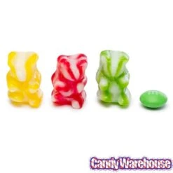 Swirl Gummy Bears: 3KG Bag -Candy Store swirl gummy bears 3kg bag candy warehouse 3