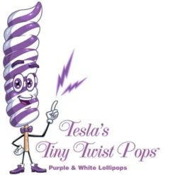 Tesla's Tiny Twist Pops - Grape: 48-Piece Jar 12 Tesla's Tiny Twist Pops - Grape: 48-Piece Jar -Candy Store tesla s tiny twist pops grape 48 piece jar candy warehouse 4