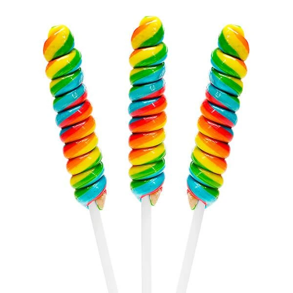 Tesla's Tiny Twist Pops - Rainbow: 48-Piece Jar 3 Tesla's Tiny Twist Pops - Rainbow: 48-Piece Jar