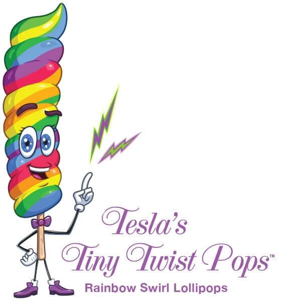 Tesla's Tiny Twist Pops - Rainbow: 48-Piece Jar 7 Tesla's Tiny Twist Pops - Rainbow: 48-Piece Jar - Image 5