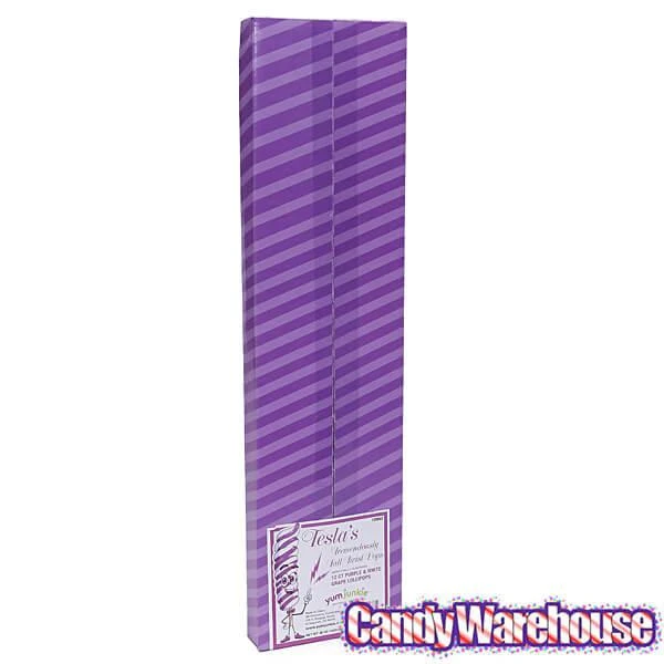Tesla's Tremendously Tall 3-Ounce Twist Pops - Grape: 12-Piece Box 6 Tesla's Tremendously Tall 3-Ounce Twist Pops - Grape: 12-Piece Box - Image 4