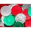 Thompson Foiled Milk Chocolate Christmas Coins: 5LB Bag -Candy Store thompson foiled milk chocolate christmas coins 5lb bag candy warehouse 1