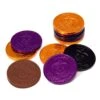 Thompson Foiled Milk Chocolate Halloween Coins: 5LB Bag -Candy Store thompson foiled milk chocolate halloween coins 5lb bag candy warehouse 1