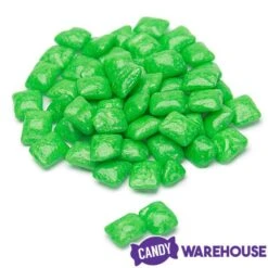 Tiny Chicle Squares Chewing Gum - Green: 1.5LB Jar -Candy Store tiny chicle squares chewing gum green 1 5lb jar candy warehouse 5