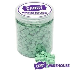 Tiny Sugar Candy Hearts - Green: 1.5LB Jar -Candy Store tiny sugar candy hearts green 1 5lb jar candy warehouse 3