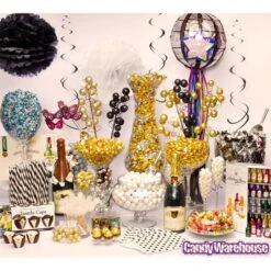 Tissue Paper 14-Inch Pom Pom - Black 7 Tissue Paper 14-Inch Pom Pom - Black -Candy Store tissue paper 14 inch pom pom black candy warehouse 2