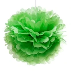 Tissue Paper 14-Inch Pom Pom - Jasmine Green