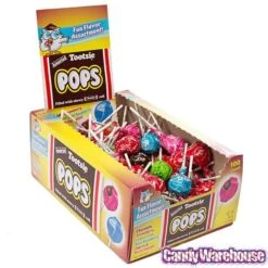 Tootsie Pops - Fun Flavors Assortment: 100-Piece Box 10 Tootsie Pops - Fun Flavors Assortment: 100-Piece Box -Candy Store tootsie pops fun flavors assortment 100 piece box candy warehouse 4