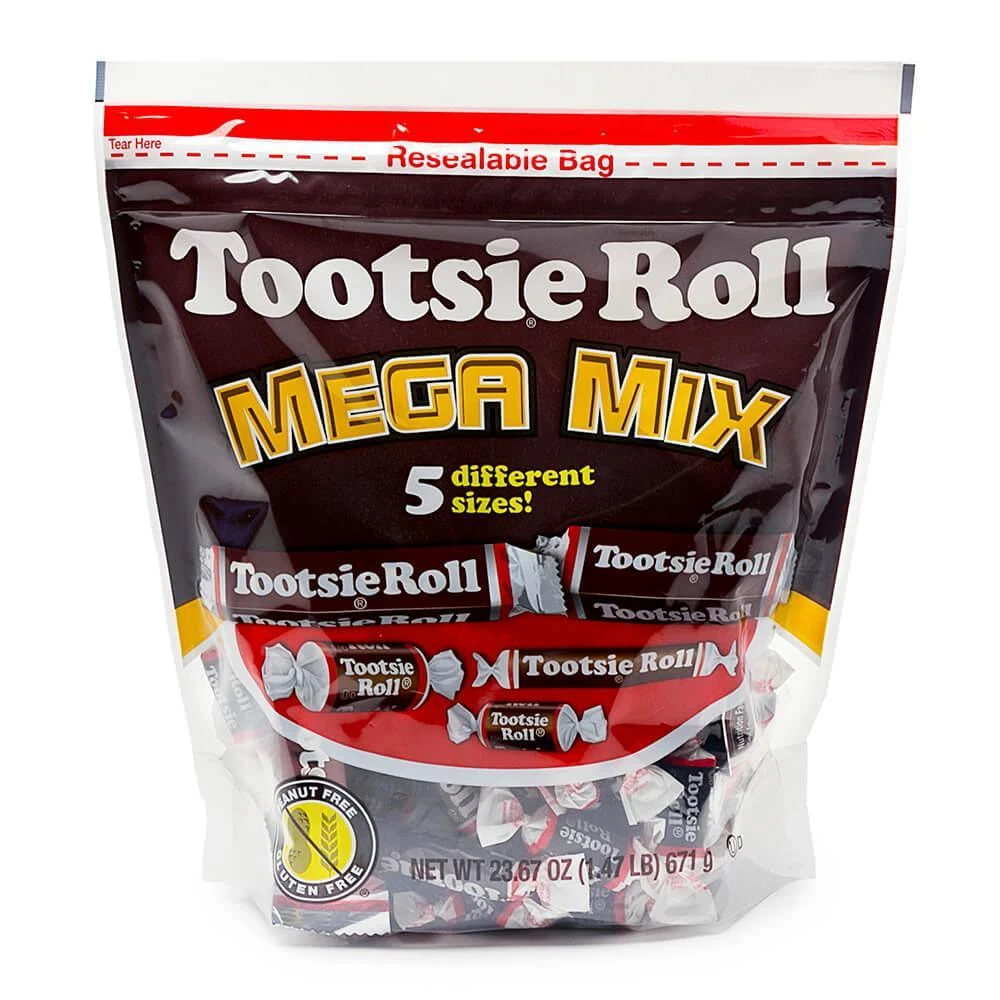 Tootsie Roll Candy Mega Mix: 23.67-Ounce Bag 3 Tootsie Roll Candy Mega Mix: 23.67-Ounce Bag