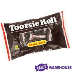 Tootsie Roll Snack Size Candy Bars: 20-Piece Bag -Candy Store tootsie roll snack size candy bars 20 piece bag candy warehouse 3