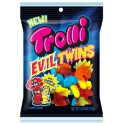 Trolli Evil Twins Sweet And Sour Gummy Candy: 3LB Box