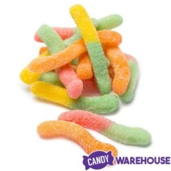 Trolli Sour Brite Crawlers Gummy Worms - Tropical: 9-Ounce Bag -Candy Store trolli sour brite crawlers gummy worms tropical 9 ounce bag candy warehouse 4