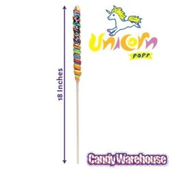 Unicorn Pops 2.5-Ounce Twist Suckers - Rainbow: 36-Piece Case -Candy Store unicorn pops 2 5 ounce twist suckers rainbow 36 piece case candy warehouse 6 2bd4773a 7c1e 4aca 9dff 7bb016f196df