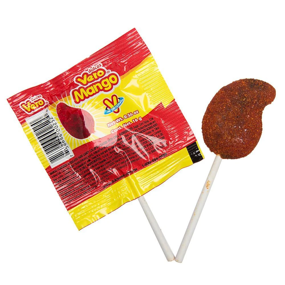 Vero Mango Chili Lollipops: 40-Piece Bag 3 Vero Mango Chili Lollipops: 40-Piece Bag