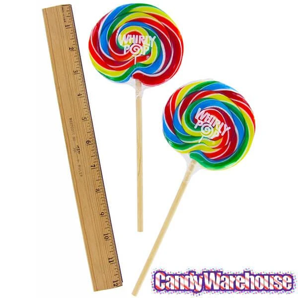Whirly Pop 3-Ounce Swirl Suckers - Rainbow: 48-Piece Case 4 Whirly Pop 3-Ounce Swirl Suckers - Rainbow: 48-Piece Case - Image 2