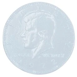 White Foiled Milk Chocolate Coins: 1LB Bag