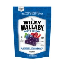 Wiley Wallaby Blueberry Pomegranate Licorice Bites : 10-Ounce Bag -Candy Store wiley wallaby blueberry pomegranate licorice bites 10 ounce bag candy warehouse 4 9375003e b874 41a7 984c b28c74cf9cd3