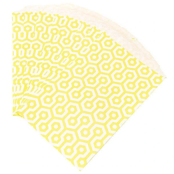 Yellow Honeycomb Candy Bags: 25-Piece Pack 3 Yellow Honeycomb Candy Bags: 25-Piece Pack