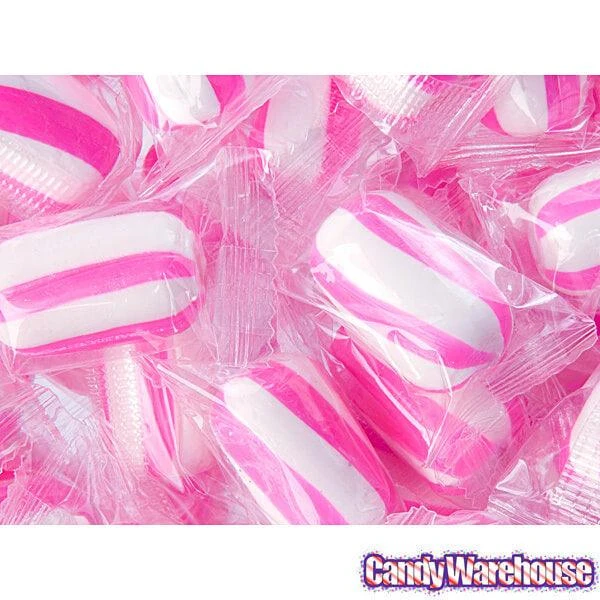 YumJunkie Sassy Cylinders Strawberry Pink Striped Hard Candy: 5LB Bag 6 YumJunkie Sassy Cylinders Strawberry Pink Striped Hard Candy: 5LB Bag - Image 4