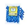 Zazers Blue Foiled Red Raspberry Chewy Candy: 1LB Bag -Candy Store zazers blue foiled red raspberry chewy candy 1lb bag candy warehouse